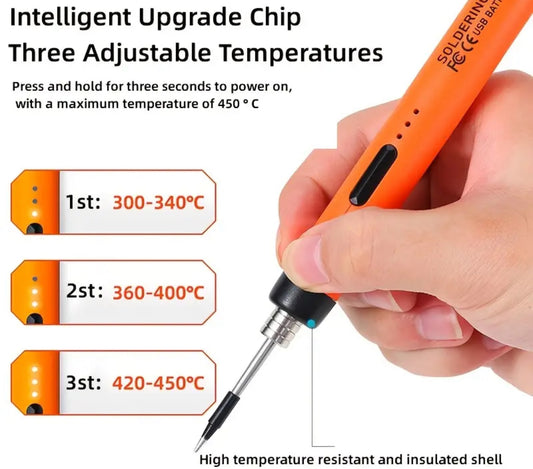 On the go soldering kit