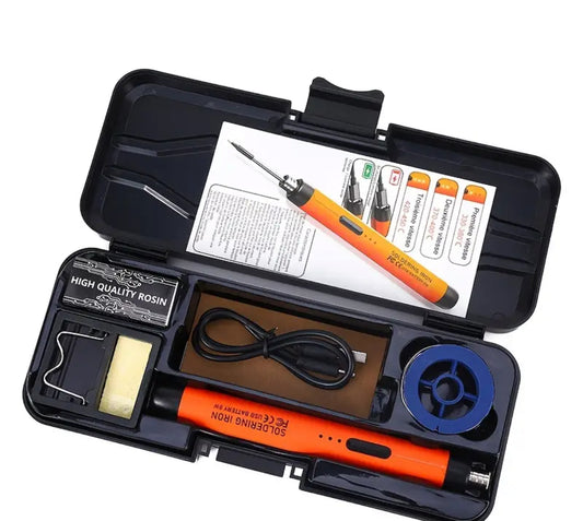 On the go soldering kit